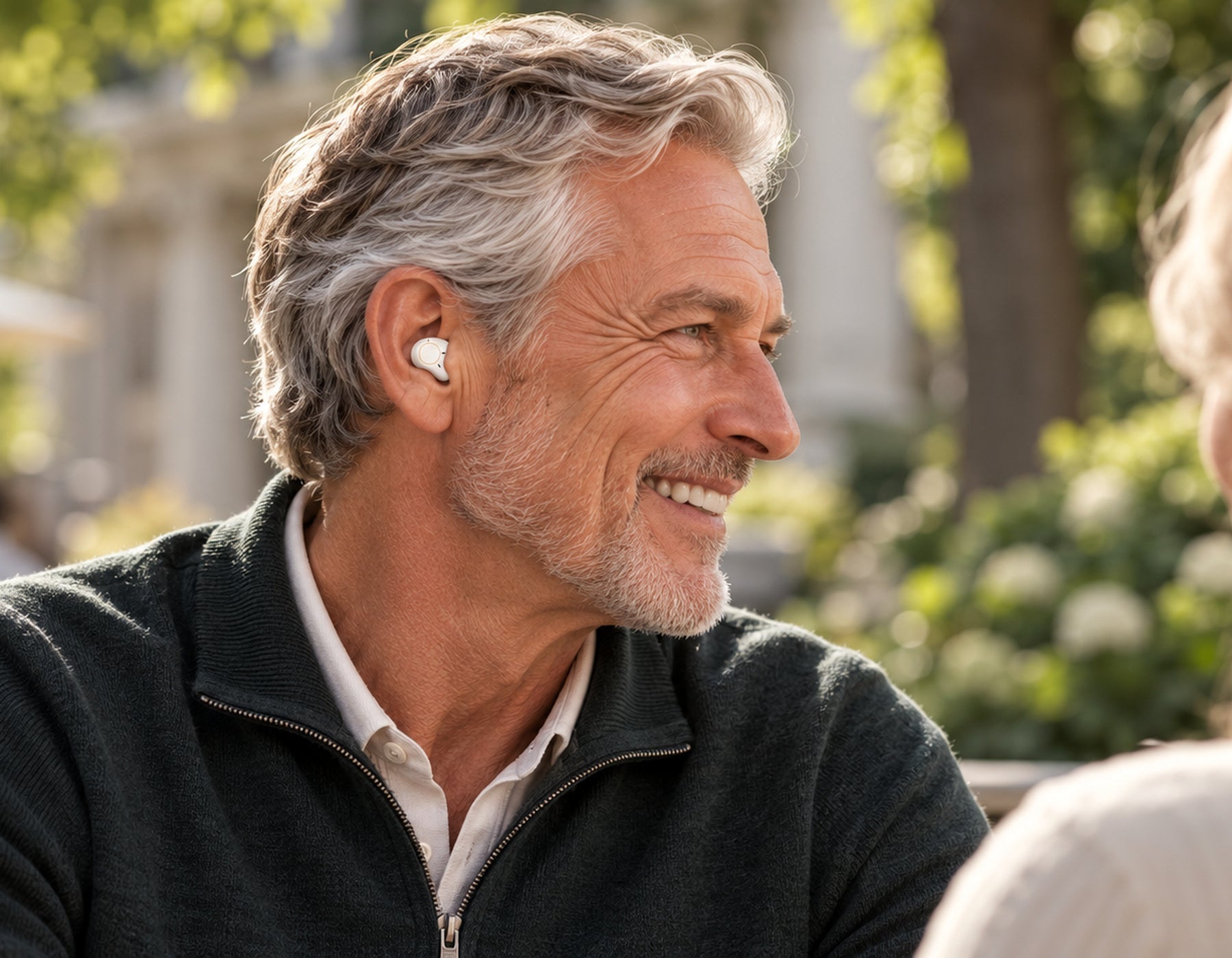 Put hearing aids on